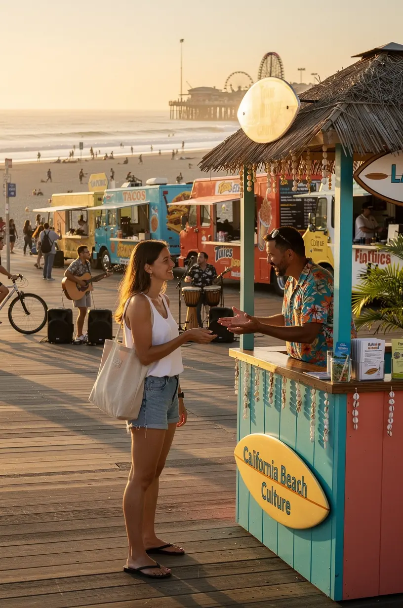 Внутреннее помещение киоска с обучающими материалами и переводческими устройствами.